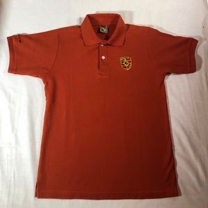 Porsche Polo Shirt Embroidered Mens M